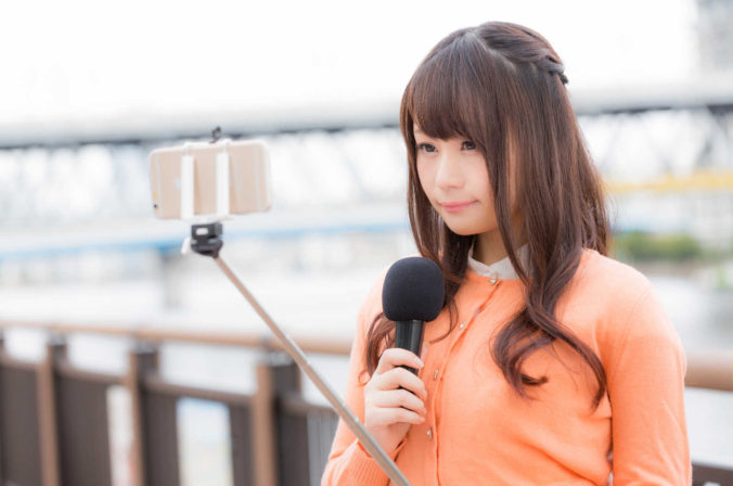 自撮り棒　セルカ棒　セルフィー